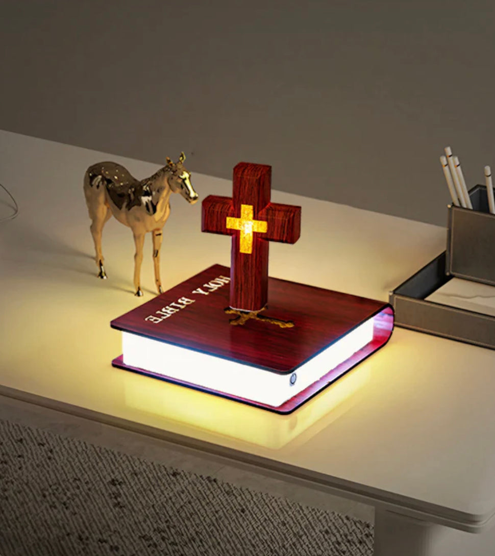 Levitating Cross Lamp
