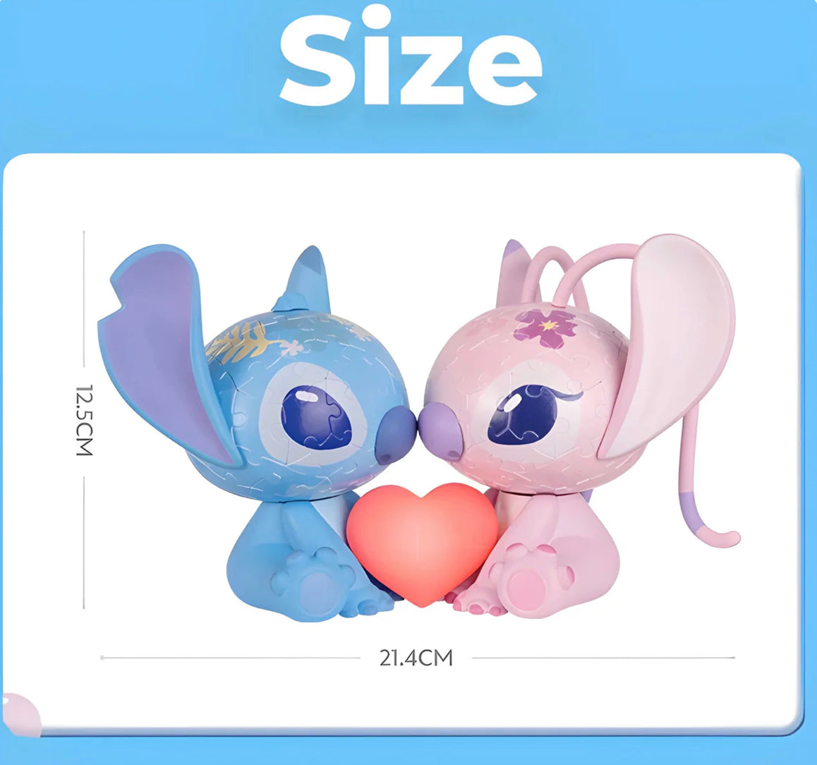 Stitch Puzzle 3D Lamp