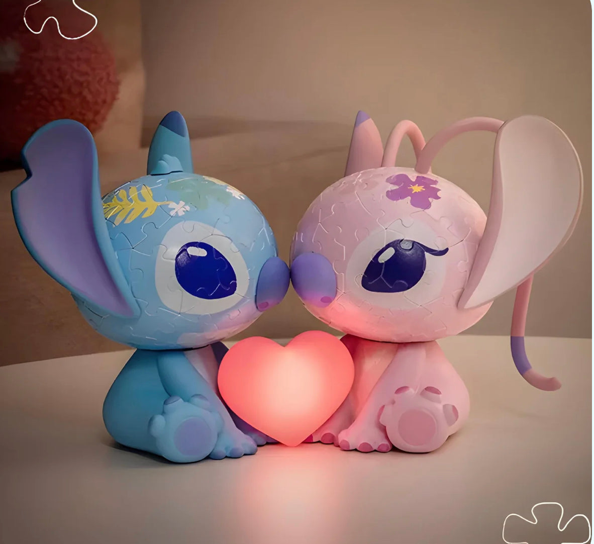 Stitch Puzzle 3D Lamp